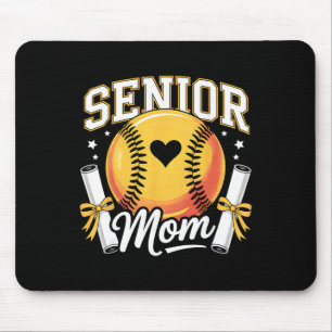 Senior Softball Mum 2026 Grad Funny Softball Mum G Mouse Pad