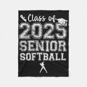 Senior Softll Cl Of 2025 Senior 2025 Graduate Fleece Blanket