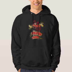 Senior Software Engineer Inked Skull & Red Roses T Hoodie
