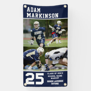 Senior Sport Lacrosse Outdoor Banner