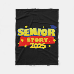 Senior Story 2025 Cl Of 2025 Back To School  Fleece Blanket
