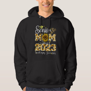 Senior Sunflower Mum Class Of 2023 Crying Funny Gr Hoodie
