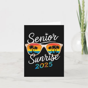 Senior Sunrise 2025 Back To School First Day Of Sc Card