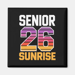 Senior Sunrise 2026 Cl Of 2026 Senior Graduation T Magnet