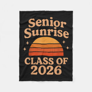 Senior Sunrise 2026 High School 12th Twelfth Grade Fleece Blanket