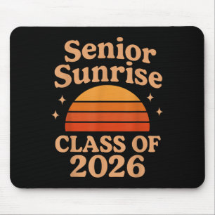 Senior Sunrise 2026 High School 12th Twelfth Grade Mouse Pad