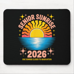 Senior Sunrise 2026 Last First Day High School Gra Mouse Pad