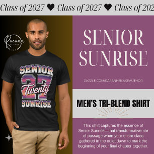 Senior Sunrise 2027 Men's Tri-Blend Shirt
