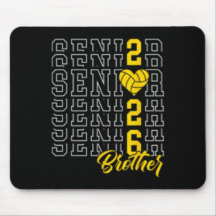 Senior Volleyball Brother Graduation Cl Of 2026 Se Mouse Pad