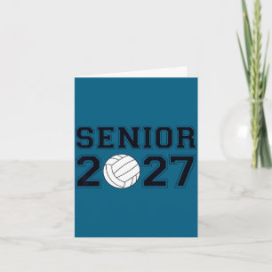 Senior volleyball class of 2027 crew volleyball card
