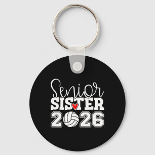 Senior Volleyball Sister 2026 Team Cl Of 2026 Grad Key Ring