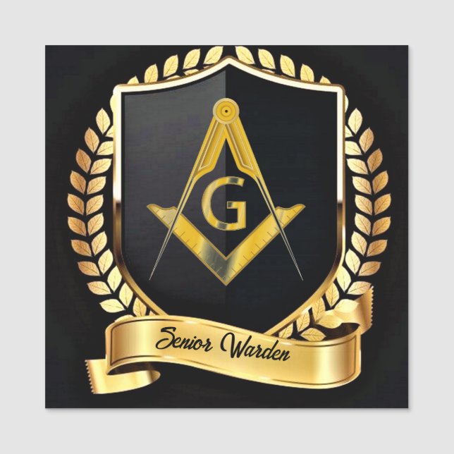 Senior Warden Name Tag (Front)