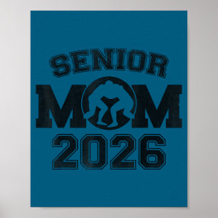 Senior wrestling mom 2026 senior mom class of 2026 poster