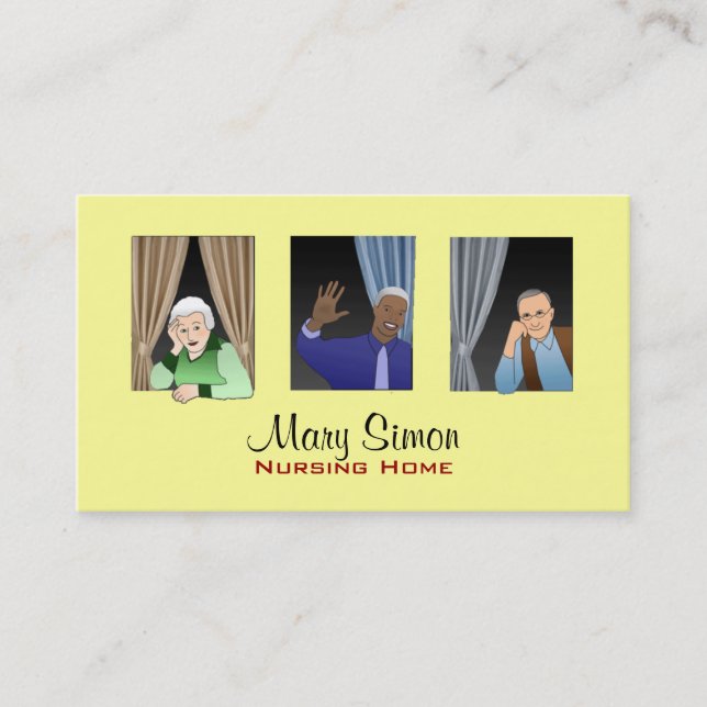 Seniors Business Cards (Front)