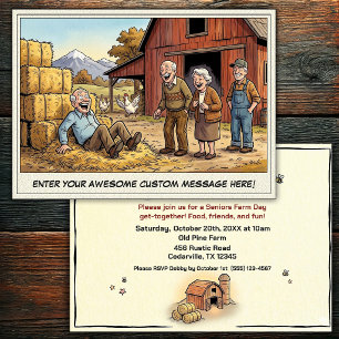 Seniors Day at the Farm Invitation