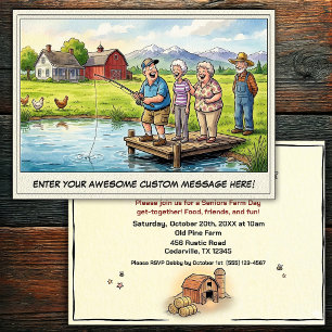 Seniors Day at the Farm Invitation