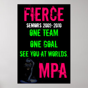 Seniors - Goal Large Poster