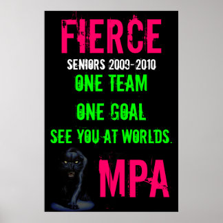 Seniors - Goal Large Poster
