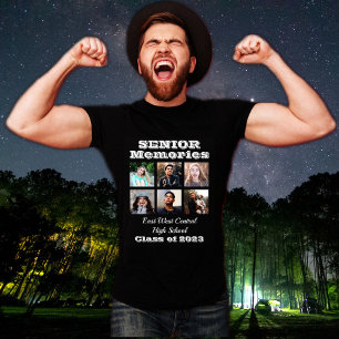 Seniors Memories Class 6 Photo Collage 2023 T-Shirt