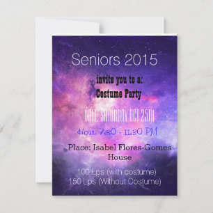 Seniors party invitation