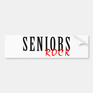 Seniors Rock Bumper Sticker