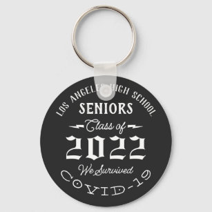 Seniors We Survived Covid Graduation Key Ring