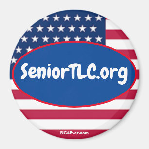 SeniorTLC.org Patriotic magnet