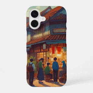 Senja di Warung Kopi iPhone 16 Case