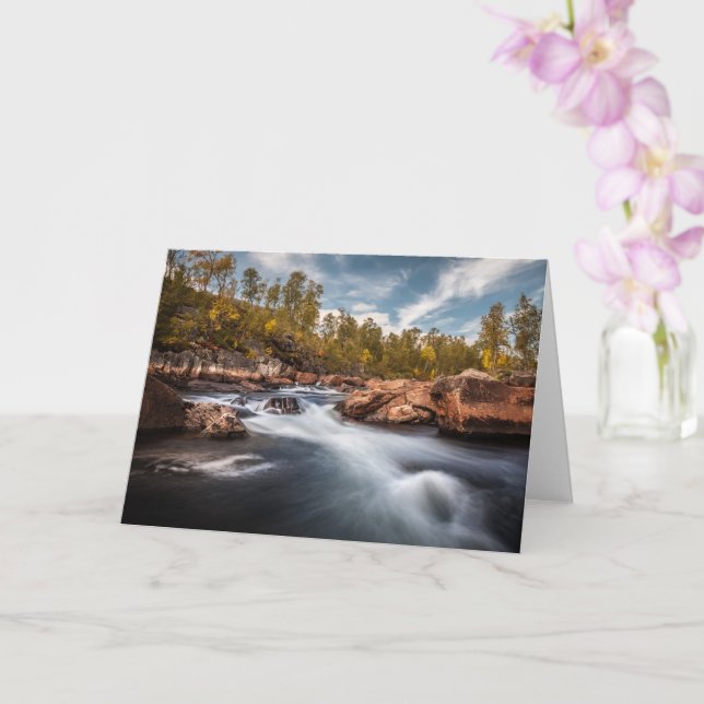 Senja Island Norway Card (Orchid)