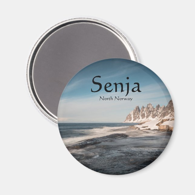 Senja Norway Magnet (Front/Back)