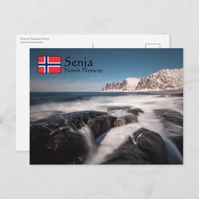 Senja Norway Postcard (Front/Back)