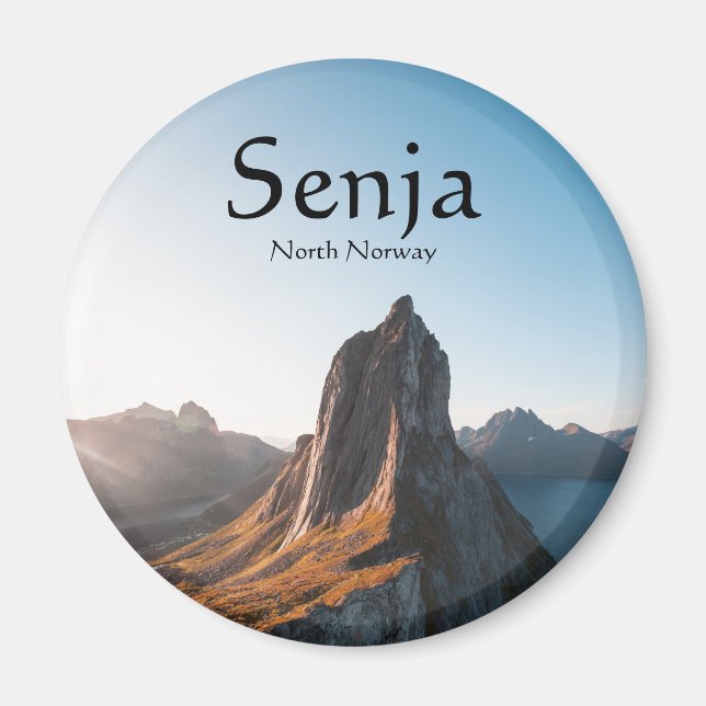 Senja Norway Souvenir Magnet (Front)