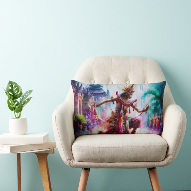 Senja Tari: Twilight Dance in Bali Lumbar Cushion (Chair)