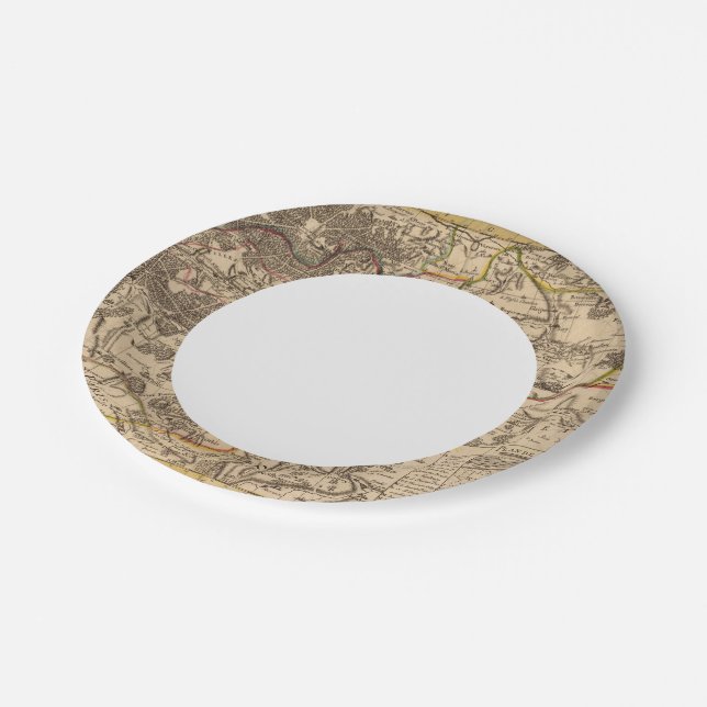 Senlis France Paper Plate (Angled)