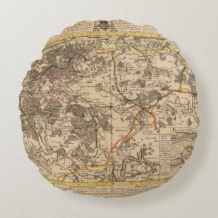 Senlis France Round Cushion