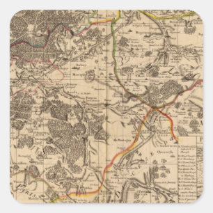 Senlis France Square Sticker