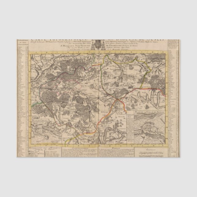 Senlis France Tissue Paper (Front)