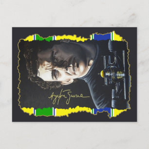 Senna Painting Postcard
