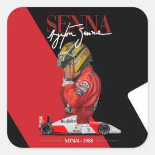 Senna Square Sticker