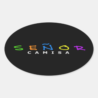 Señor Camisa Sticker
