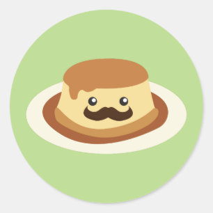 Señor Flan Classic Round Sticker