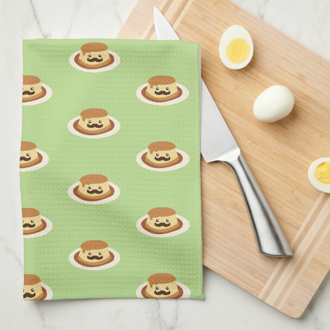 Señor Flan Tea Towel (Quarter Fold)