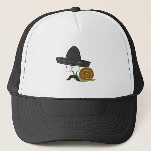 Señor Snail Trucker Hat (Front)