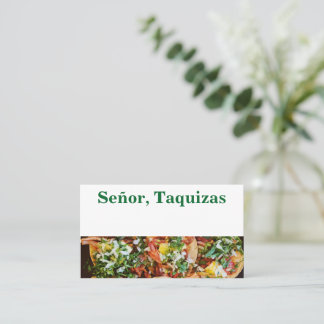 Señor Taquizas Business Card