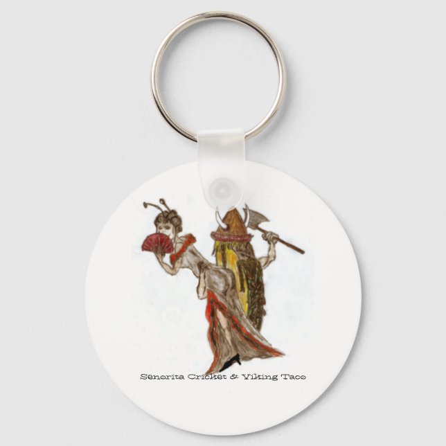 Senorita Cricket & V... Key Ring (Front)