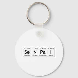 SeNPaI Periodic Table Element Word Chemistry Atoms Key Ring