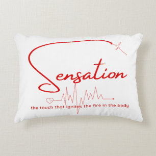 Sensation Pulse Heartline Decorative Cushion