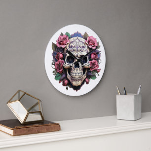 🕰️💀 Sensational Skull Wall Clock 💀🕰️