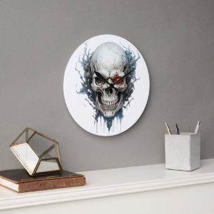 🕰️💀 Sensational Skull Wall Clock 💀🕰️