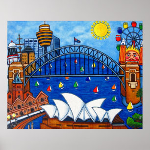 Sensational Sydney Print by Lisa Lorenz